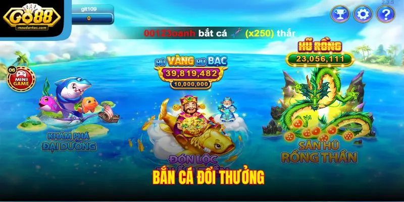 Bắn cá đổi thưởng Go88